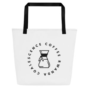 Pour Over Rwanda Large Tote Bag