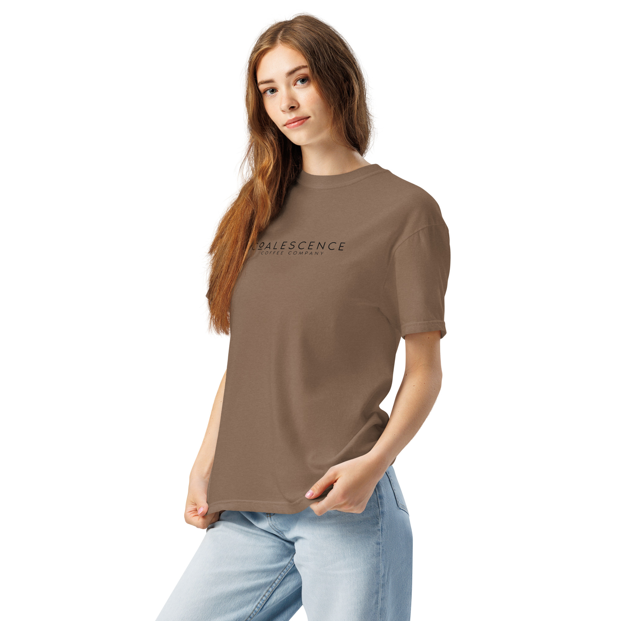 Coffee Loves Rwanda Oversized Unisex Garment-dyed Heavyweight T-shirt - Image 3