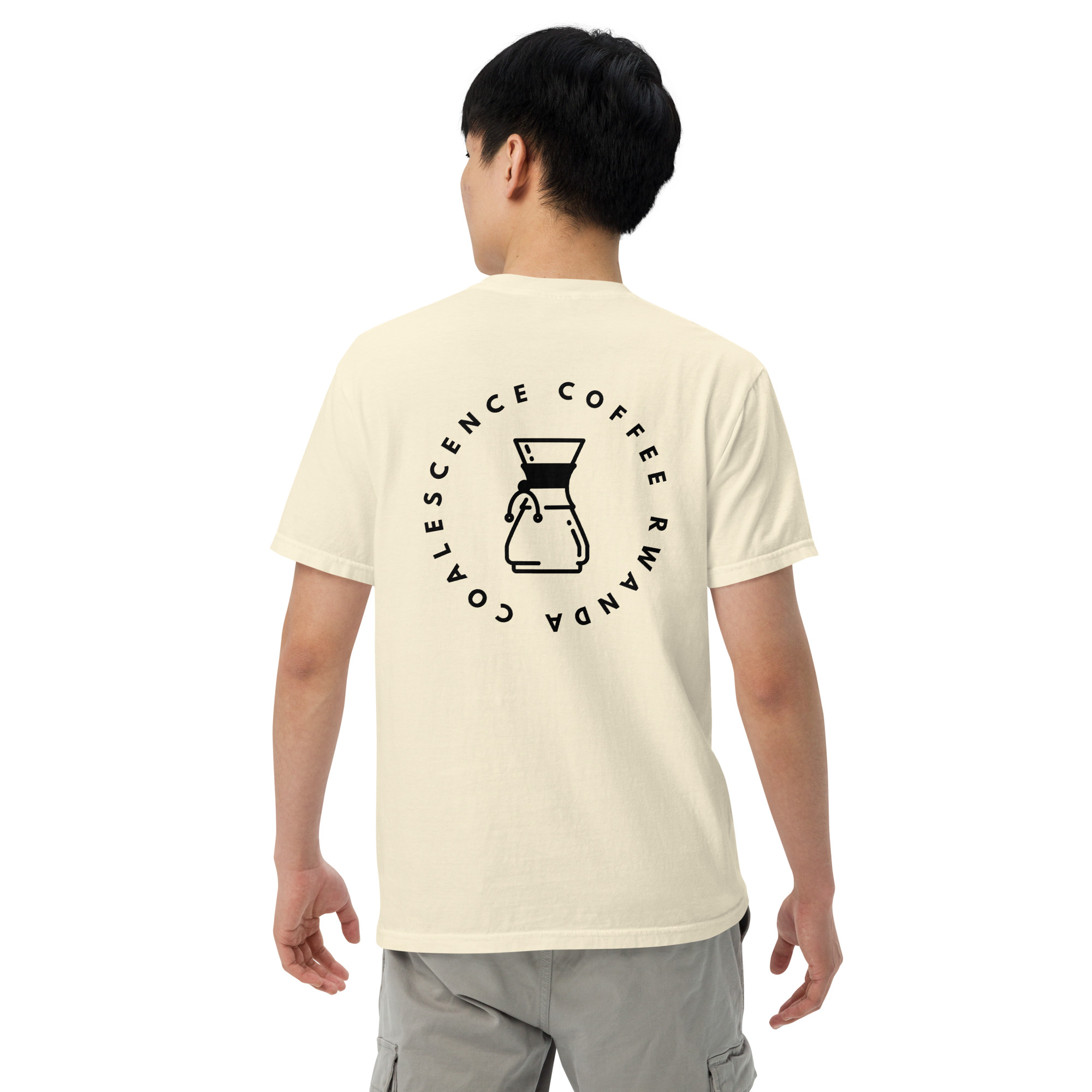Pour Over Rwanda Unisex Garment-dyed Heavyweight T-shirt - Image 12
