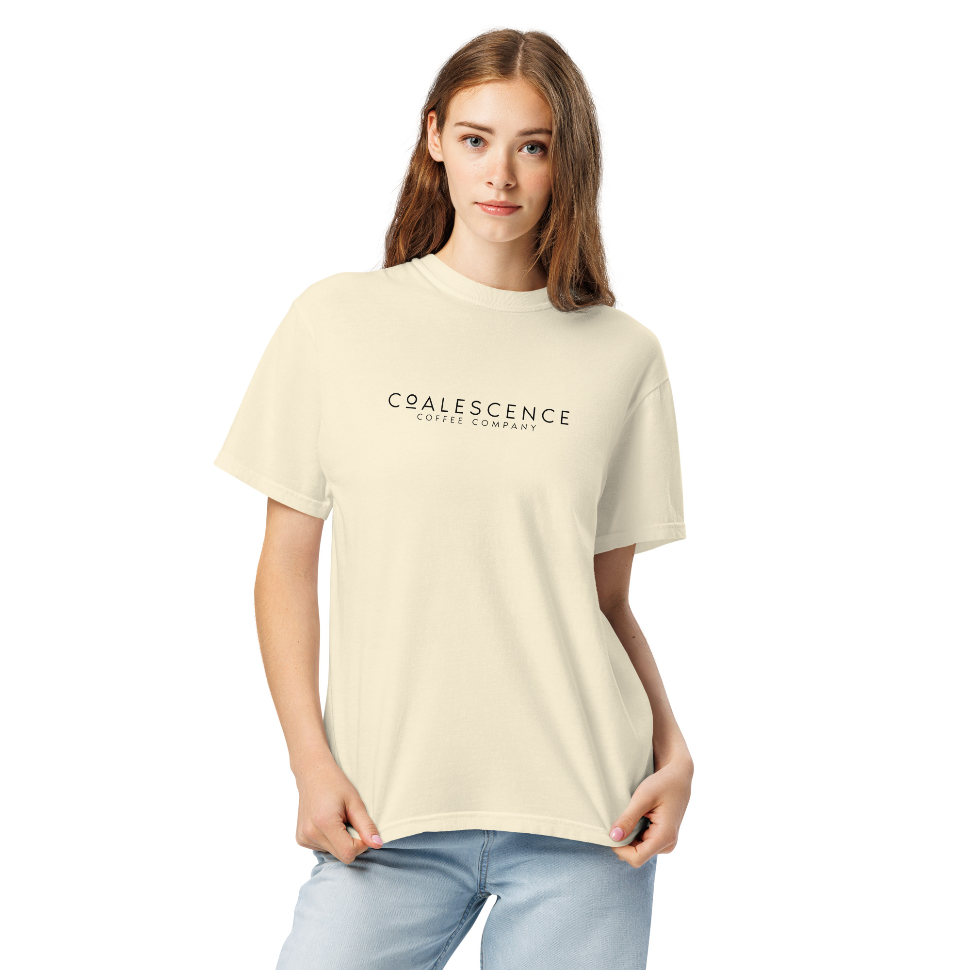 Coffee Loves Rwanda Oversized Unisex Garment-dyed Heavyweight T-shirt - Image 5