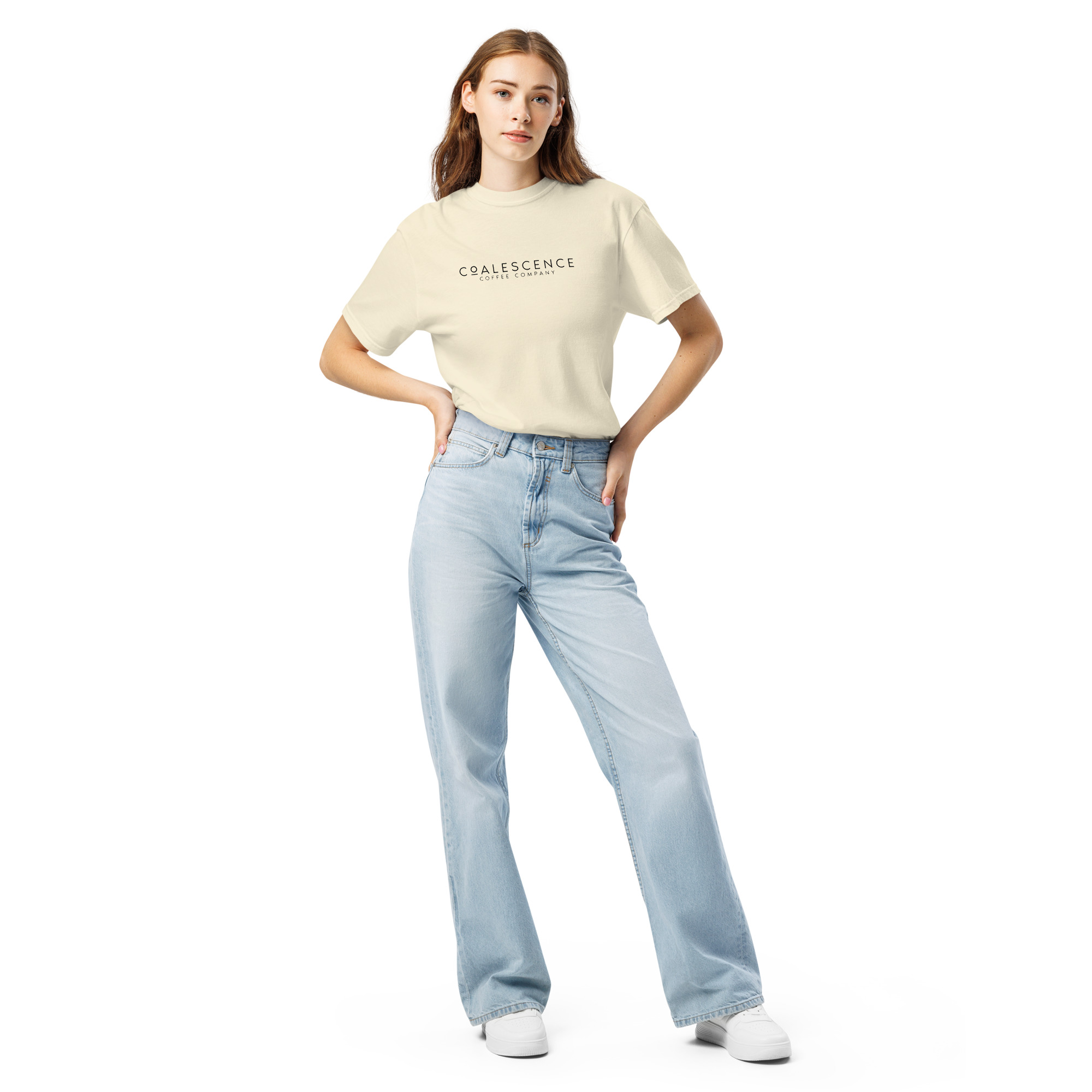 Coffee Loves Rwanda Oversized Unisex Garment-dyed Heavyweight T-shirt - Image 4