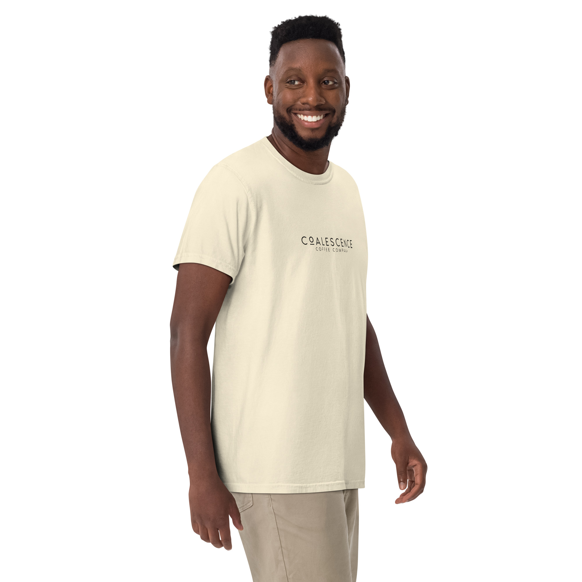 Coffee Loves Norfolk Oversized Unisex Garment-dyed Heavyweight T-shirt - Image 4