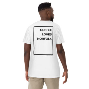 Coffee Loves Norfolk Oversized Unisex Garment-dyed Heavyweight T-shirt