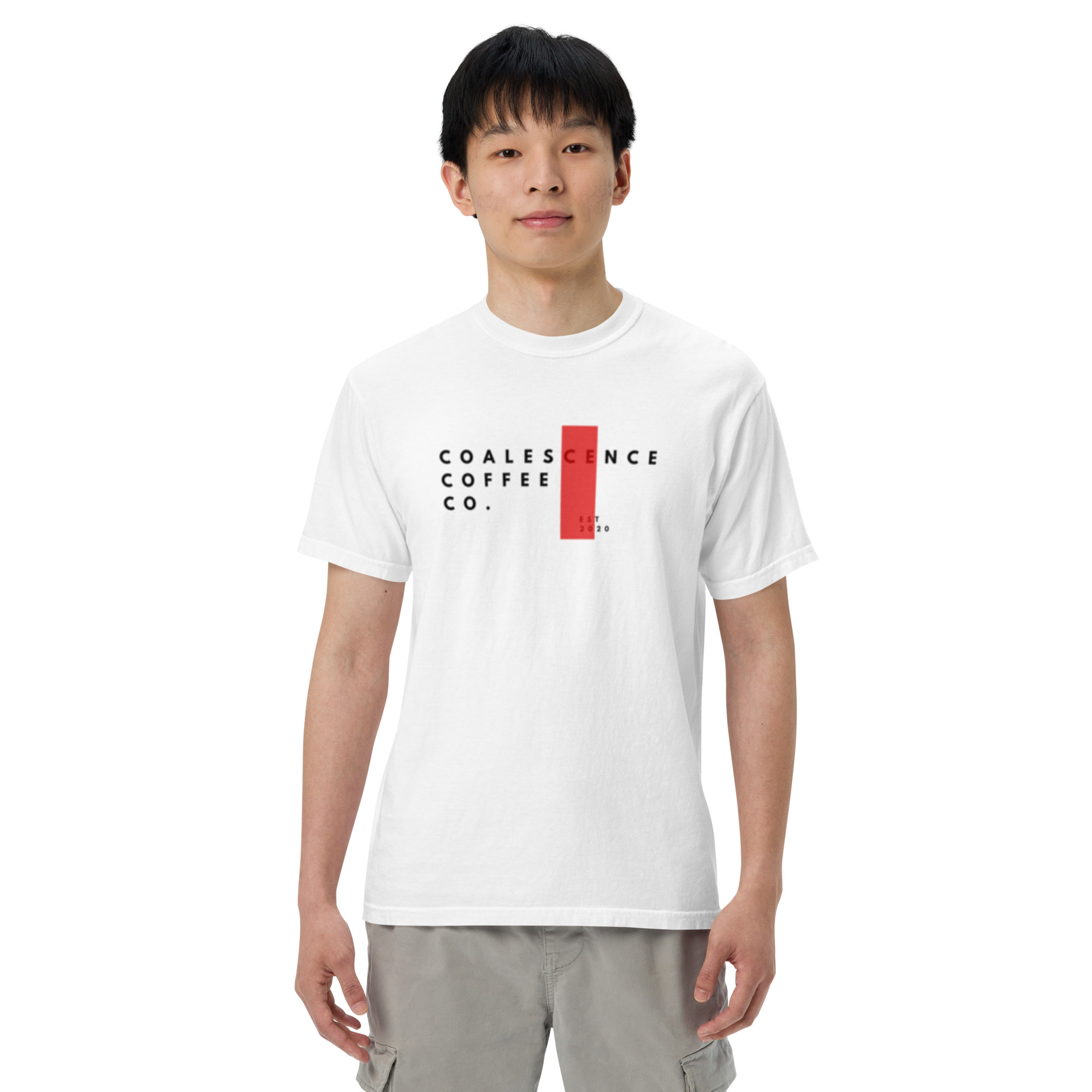 Single Origin Pour Over Unisex Garment-Dyed Heavyweight T-shirt - Image 2