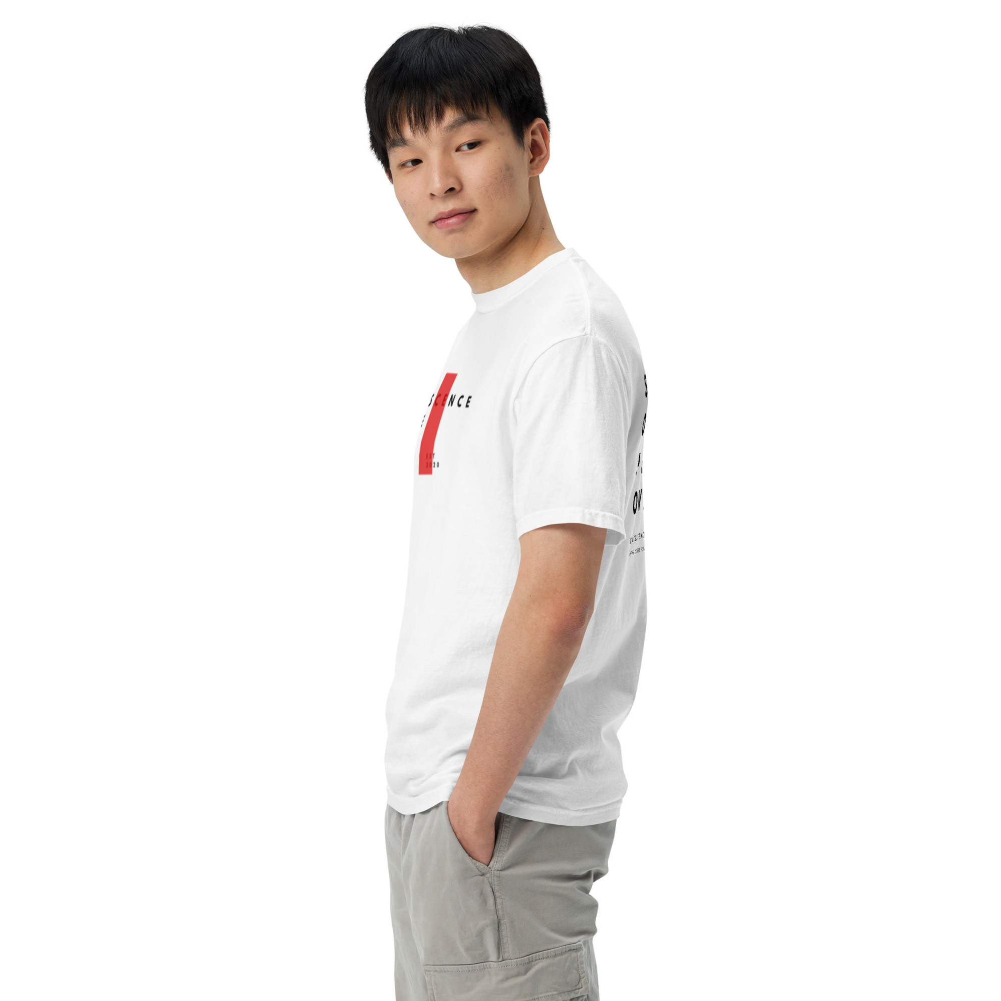 Single Origin Pour Over Unisex Garment-Dyed Heavyweight T-shirt - Image 4