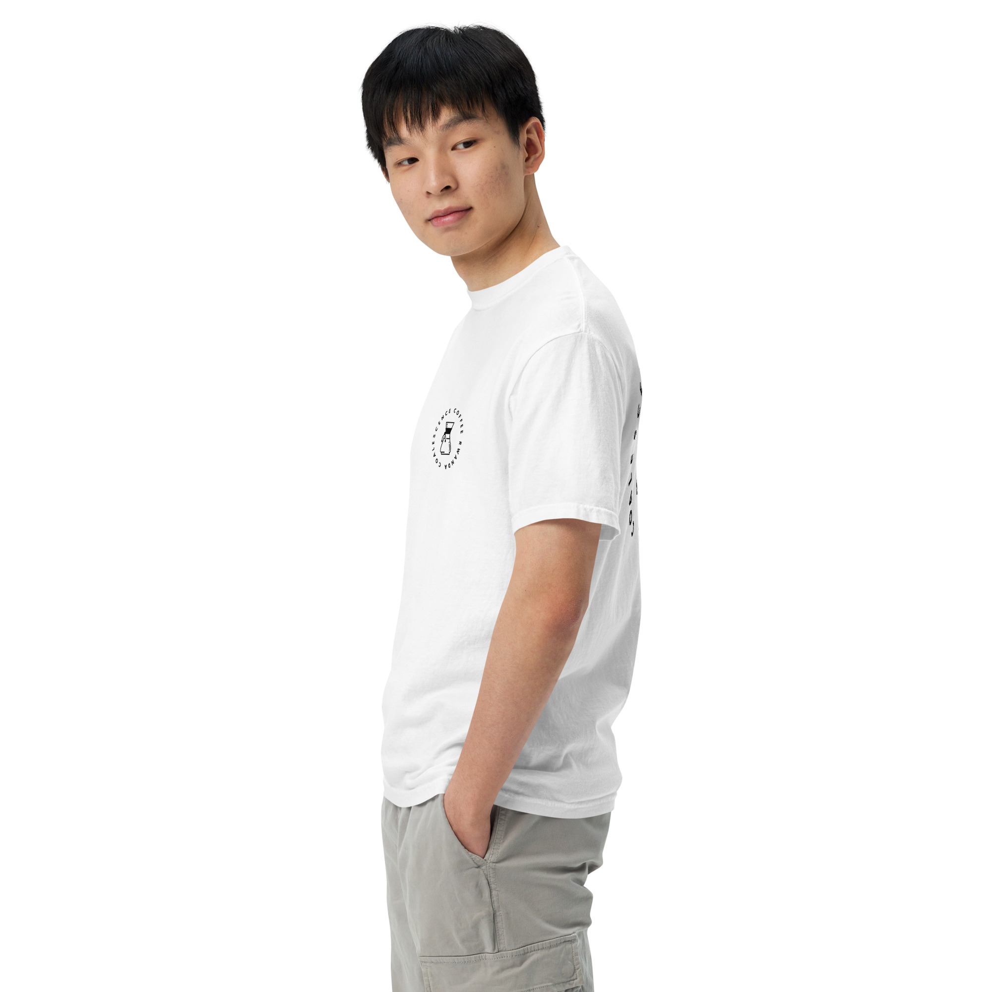 Pour Over Rwanda Unisex Garment-dyed Heavyweight T-shirt - Image 19