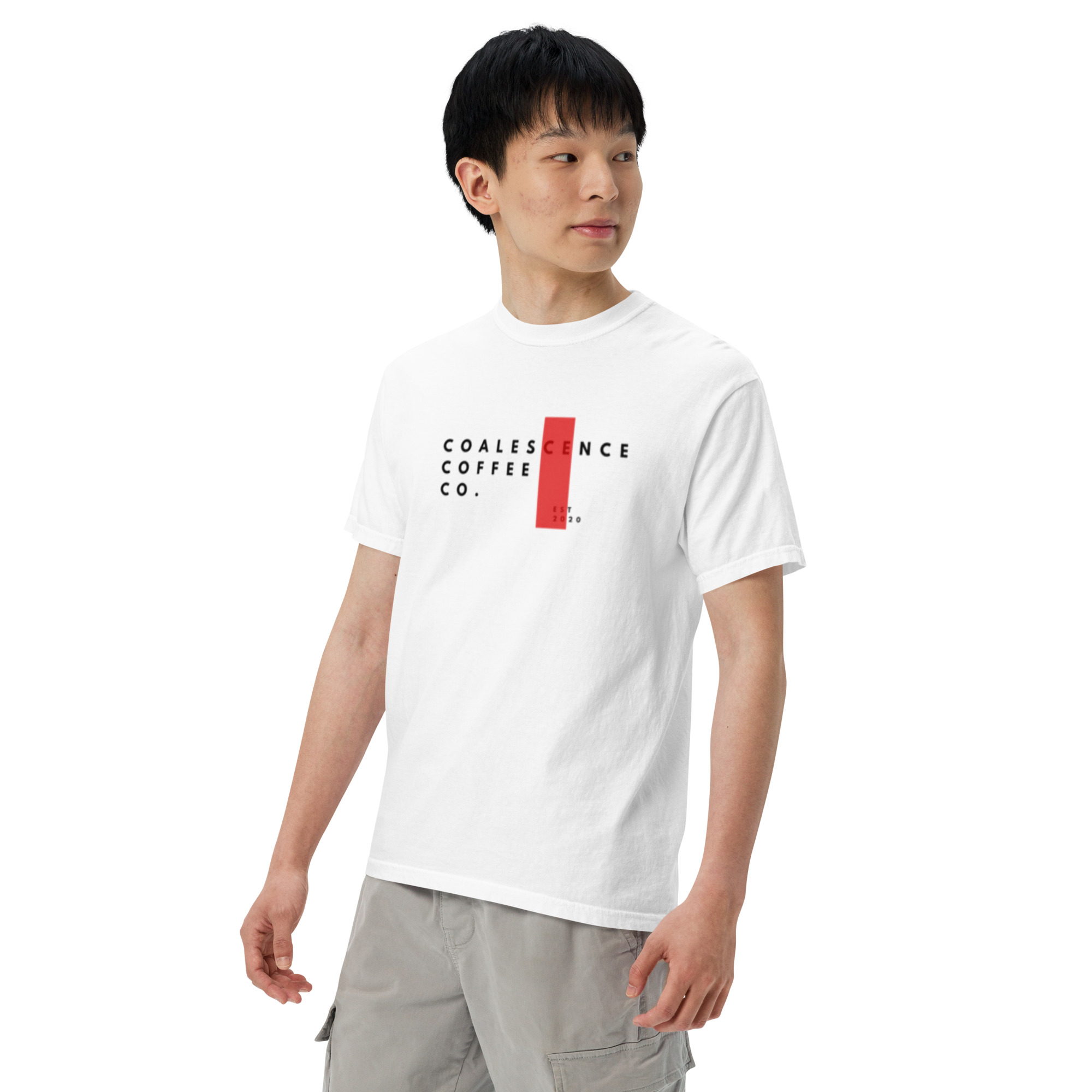 Single Origin Pour Over Unisex Garment-Dyed Heavyweight T-shirt - Image 5
