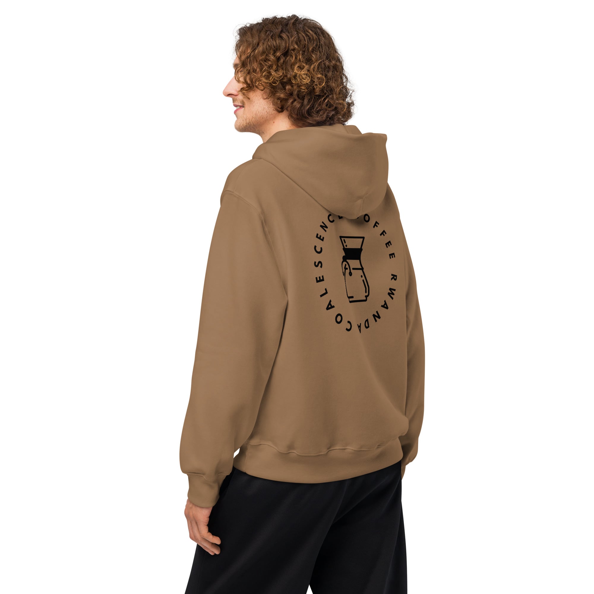 Pour Over Rwanda Oversized Heavyweight Hoodie - Image 2