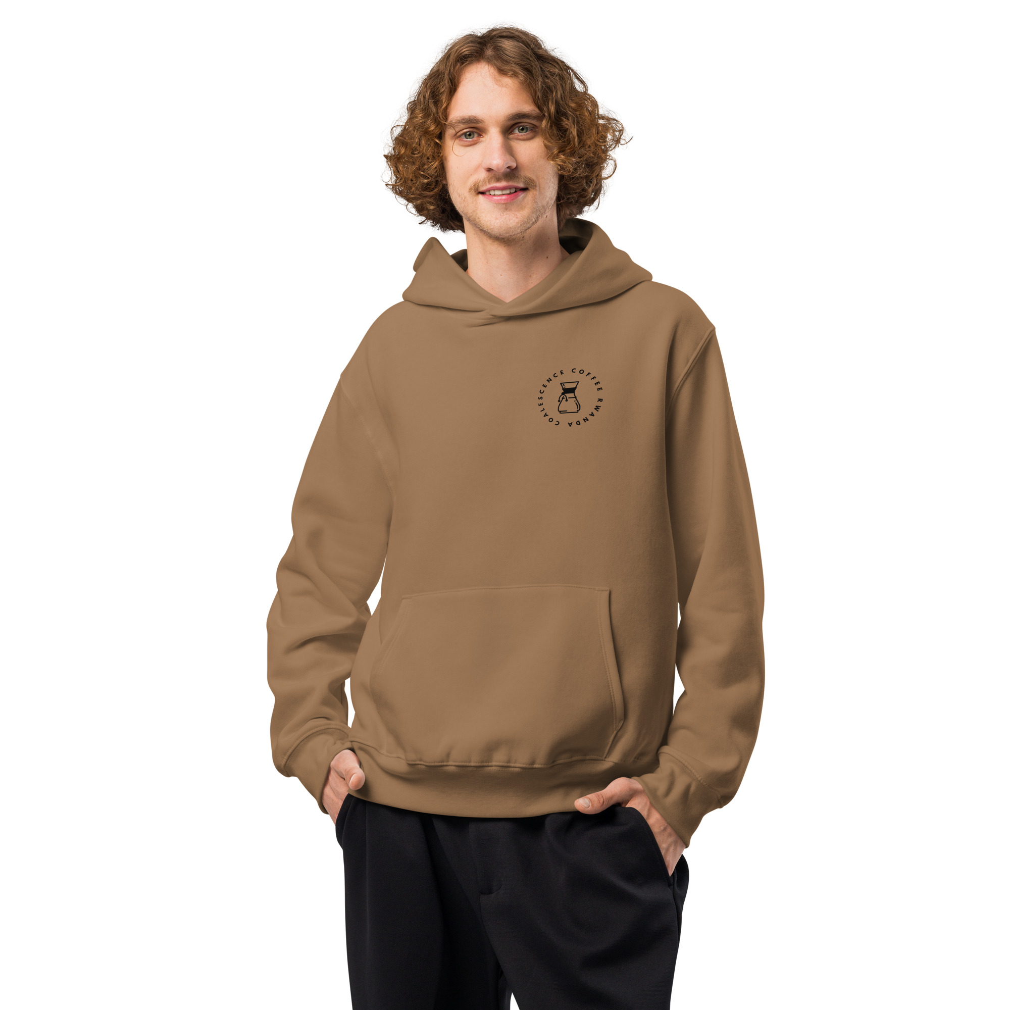 Pour Over Rwanda Oversized Heavyweight Hoodie - Image 3