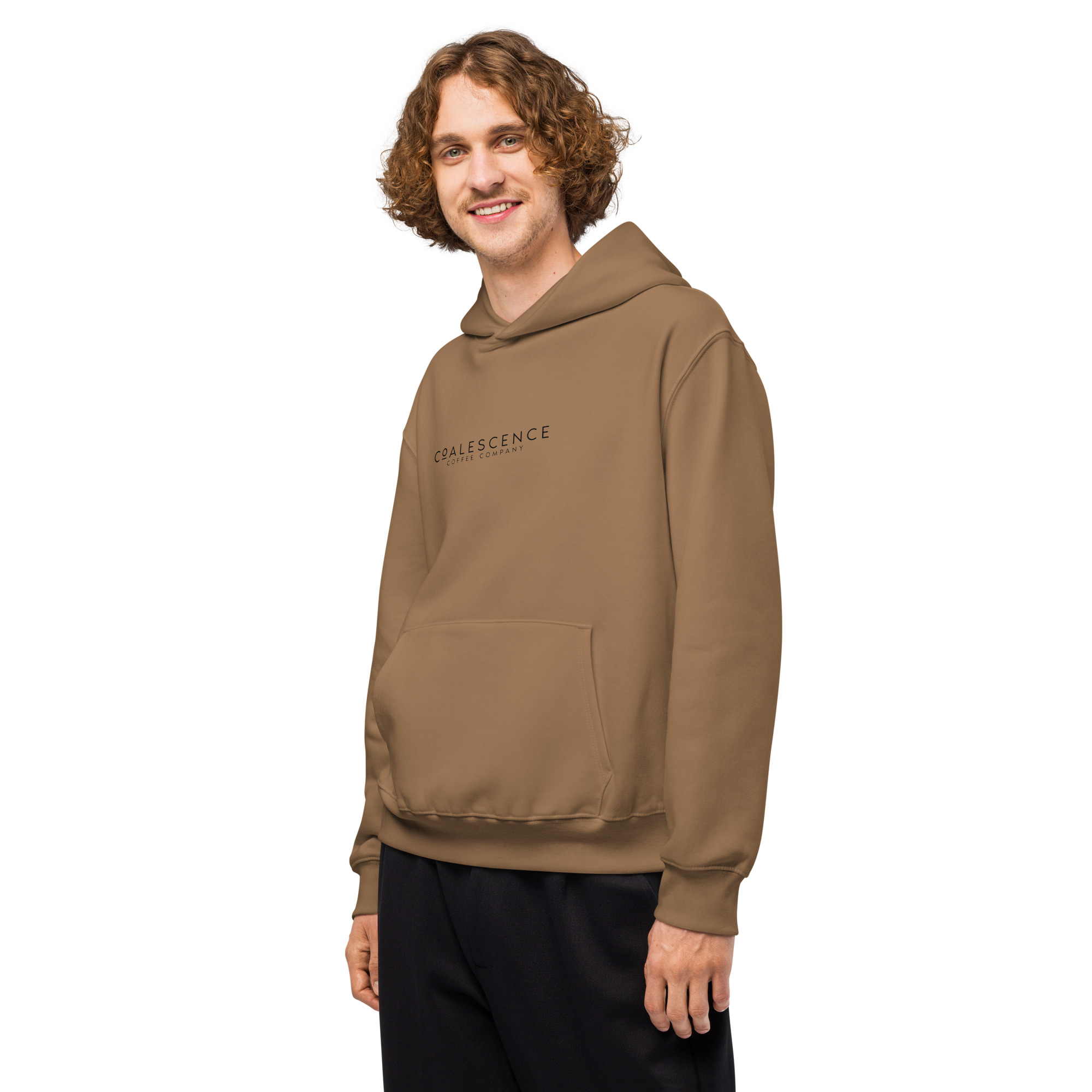 Coffee Loves Norfolk Oversized Heavyweight Hoodie - Image 4