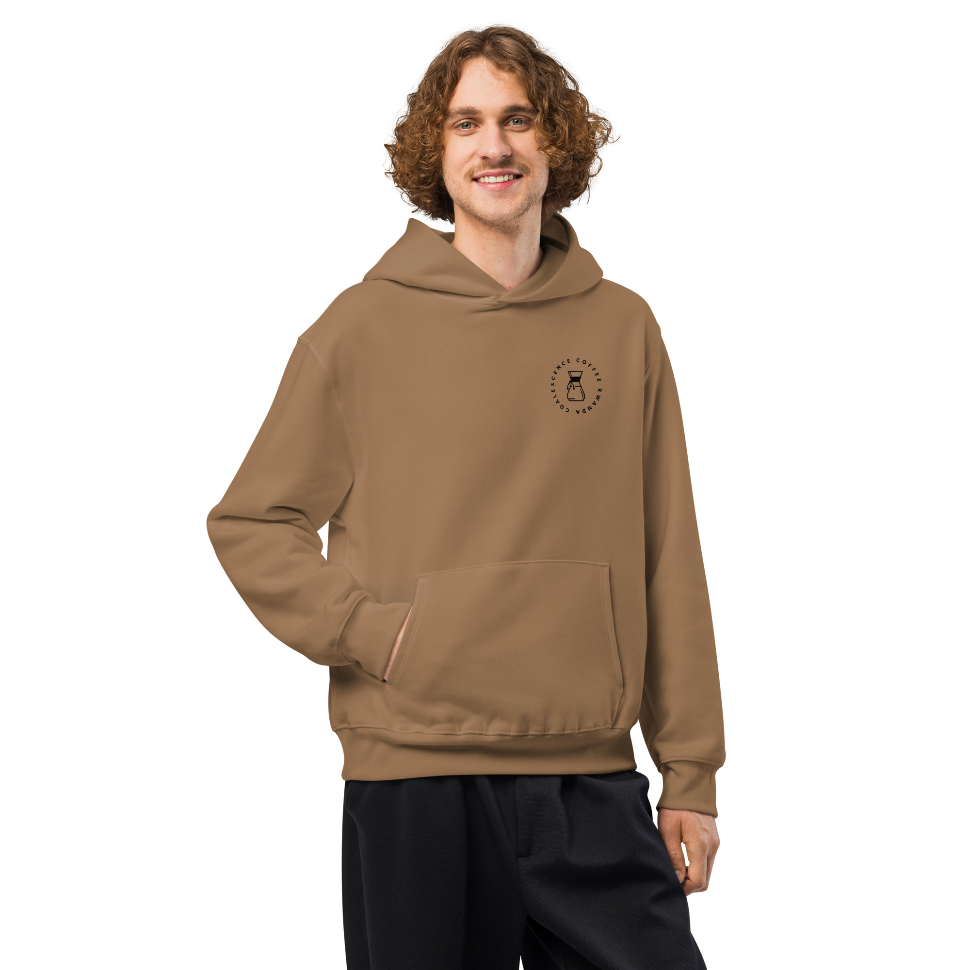 Pour Over Rwanda Oversized Heavyweight Hoodie - Image 6