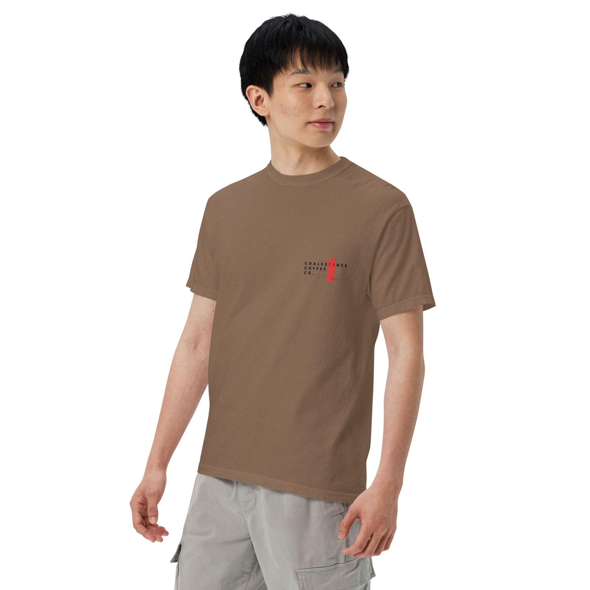 Single Origin Pour Over Unisex Garment-Dyed Heavyweight T-shirt - Image 16